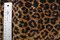 1 Yard Amber Cheetah 4-Way Stretch Sequin Mesh Printed Fabric Multipurpose 36" x 60"